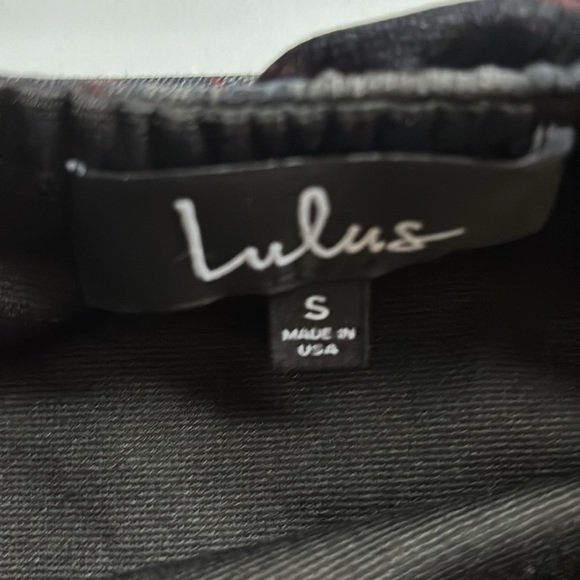 Lulu's Small Town Girl Plaid Off Shoulder Bodycon Mini Dress - Picture 6 of 10